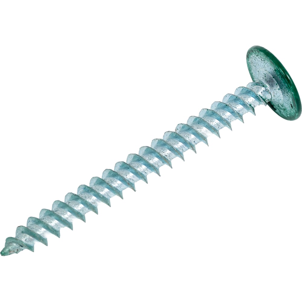 Изображение товара Саморез с прессшайбой ЖЕСТЬ острый 4,2x41 мм RAL6005 150 шт в контейнере