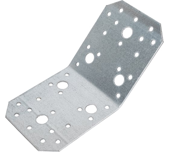 Изображение товара Уголок крепежный ЖЕСТЬ 2 мм, 105x105x90 мм, под углом 135 градусов, этикетка УТ-00011740
