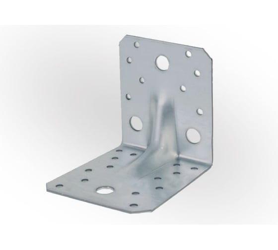 Изображение товара Уголок крепежный ЖЕСТЬ усиленный, 2 мм, 130x130x100 мм, этикетка УТ-00011110