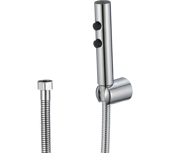 Изображение товара Гигиенический набор D-Lin (лейка, шланг, держатель) хром D61039