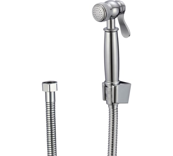 Изображение товара Гигиенический набор D-Lin (лейка, шланг, держатель) хром D61045