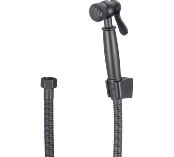 Изображение товара Гигиенический набор D-Lin (лейка, шланг, держатель) черный 20 D61045-A