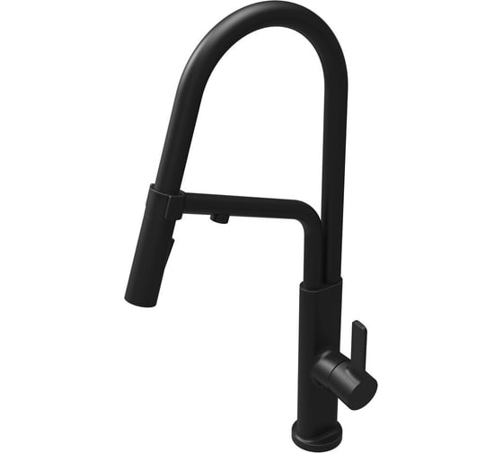 Изображение товара Смеситель для кухонной мойки Clever CHEF BLACK 61834