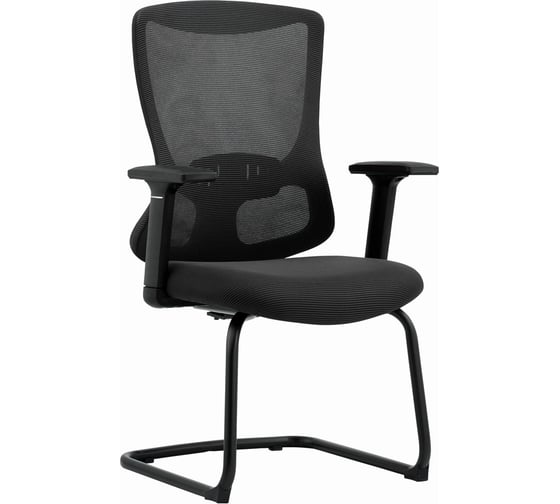 Изображение товара Кресло посетителя ALSAV ткань/сетка, черный AL 850 V 00000032