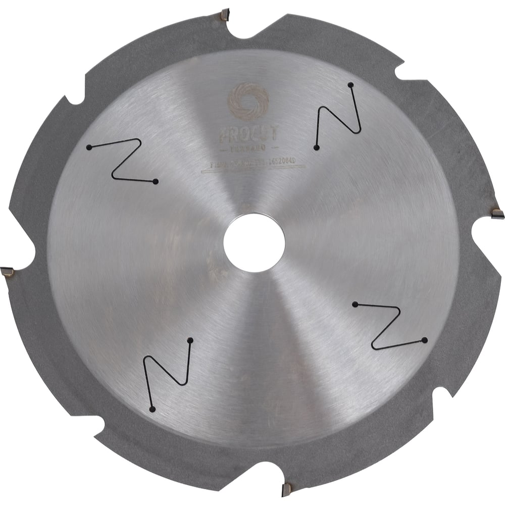 Диск алмазный по фиброцементу и гипсокартону с PCD зубьями (165x20x2.4/1.8 мм; Z=4) PROCUT 795.1652004D