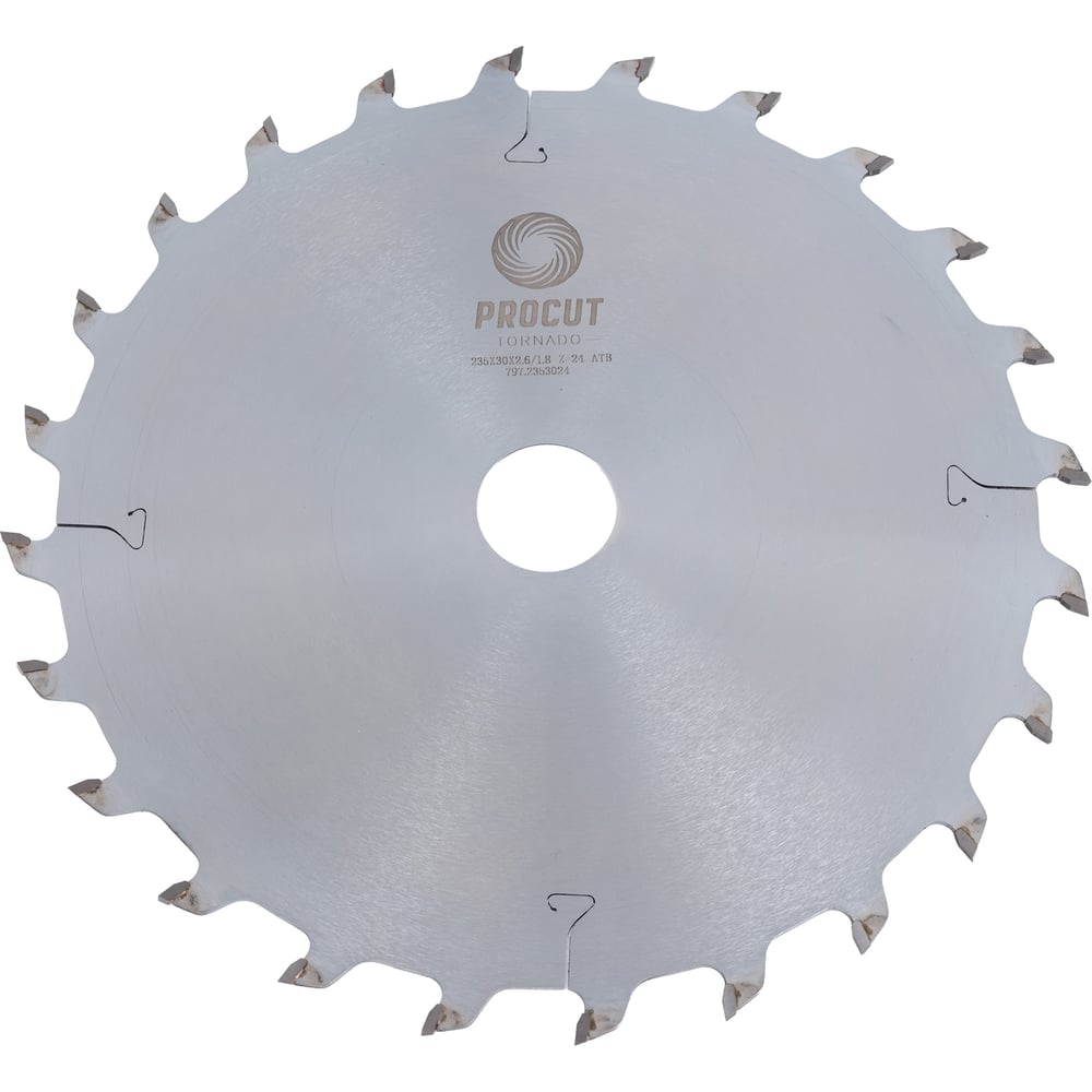 Изображение товара Диск пильный по дереву PROCUT 797.2353024 235 мм 24 зуба для быстрого реза