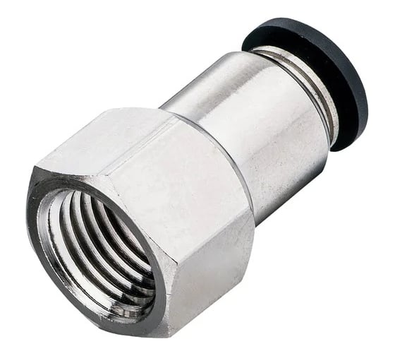 Изображение товара Фитинг цанговый прямой, 10 мм, внутренняя резьба 3/8, сталь, тип PCF, 5 шт TITAN LOCK TLP-PCF10-03_5