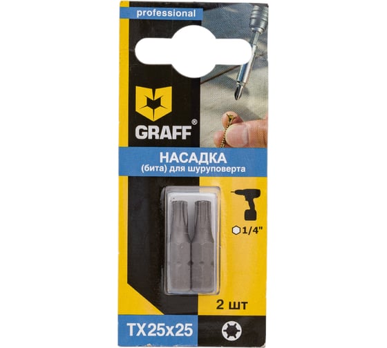 Изображение товара Бита GRAFF TX 25x25 мм 33525 332525