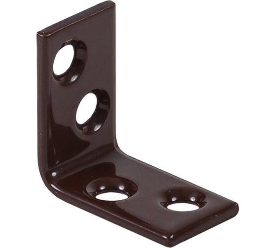 Изображение товара Уголок VORMANN 25х25х15х2 мм, оцинкованный, цвет: коричневый 00180 025 B