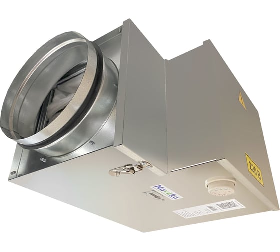 Изображение товара Воздухонагреватель электрический предварительный Naveka E 2.5(PTC)- 200 с фильтром G4, термостат на входе УН-00011638