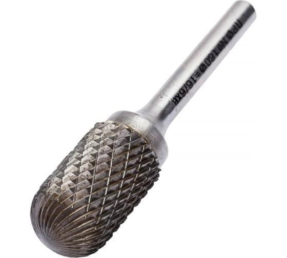 Изображение товара Борфреза твердосплавная (16x6x25x70 мм; тип C-Цилиндр со сферой) Профоснастка №180 860361625700