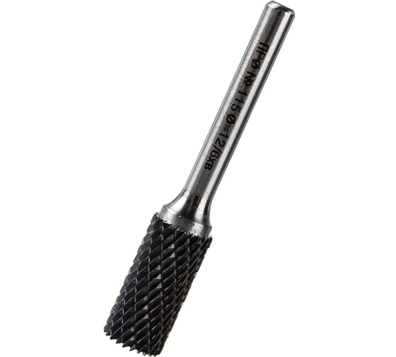 Изображение товара Борфреза твердосплавная (12x6x25x70 мм; тип B-цилиндр с реж. торцом) Профоснастка №115 860261225700