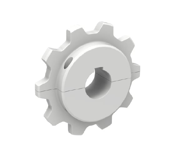 Изображение товара Звездочка 8T для модульной цепи HS-1700/1700T/1701/1701T/1702 8 зубьев, D30 мм, шпон-паз 8 мм, материал PA (HGB) Hongsbelt 00-00048927