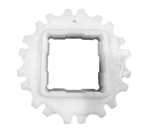 Изображение товара Звездочка 18T для модульной ленты HS-700-N 18 зубьев, 40х40 мм, POM (HGB) Hongsbelt 00-00021848