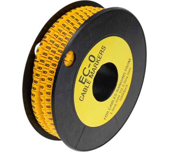 Изображение товара Маркер кабельный APEX 1,5 мм2 "8" (1000 шт.) (ЕС-0) ES31018