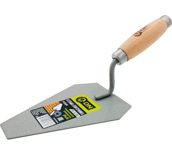 Изображение товара Кельма плиточника трапеция ON, порошковая покраска, деревянная усиленная рукоятка, 02-14-105
