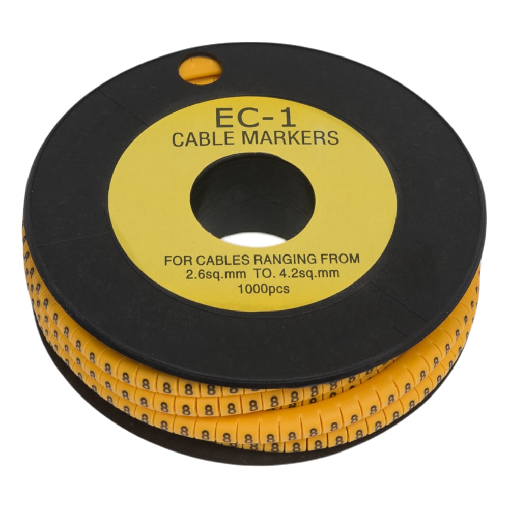Изображение товара Маркер кабельный APEX 2,5 мм2 "8" (1000 шт.) (ЕС-1) ES31033