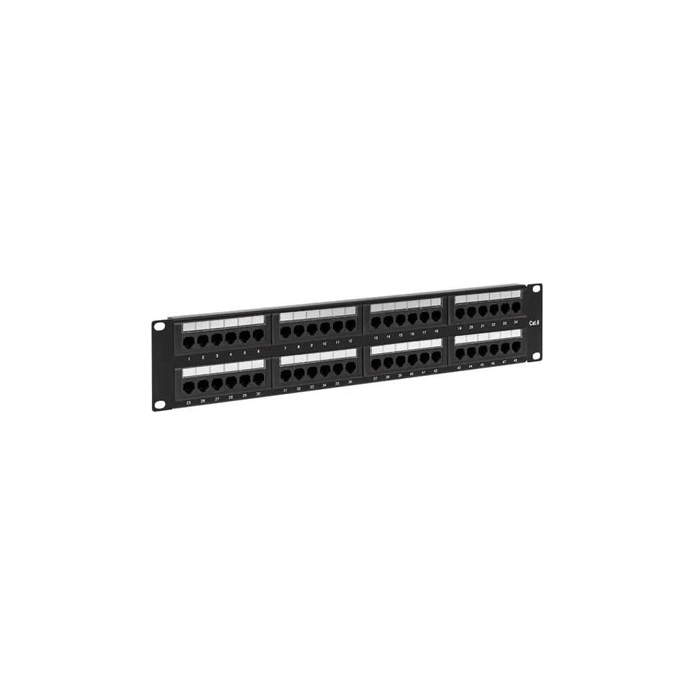 Изображение товара Патч-панель EKF TERACOM CS 19'' Cat.6A 24 порта IP20 металлическая