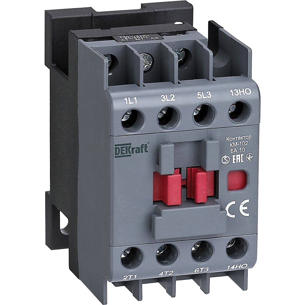 Изображение товара Контактор Dekraft КМ102-006А-400-10 AC-3 AC-4 22063DEK