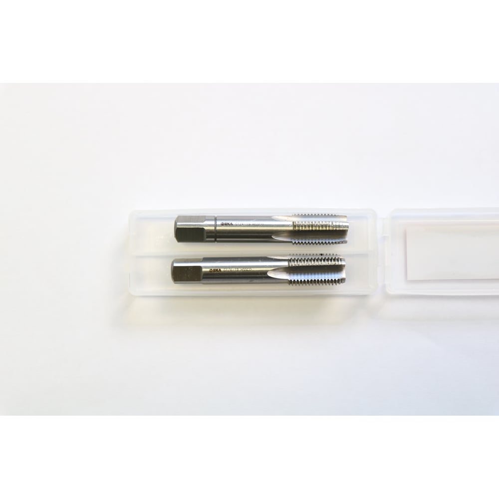 Изображение товара Метчик EKA DIN 5157 HSS-Е трубный цилиндрический G 3/8 комплект 2шт