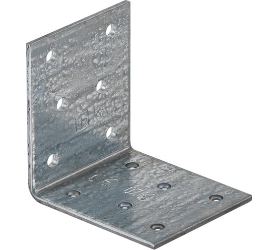 Изображение товара Крепежный уголок VORMANN 60х60х50х2,5 мм, оцинкованный 70 936 000