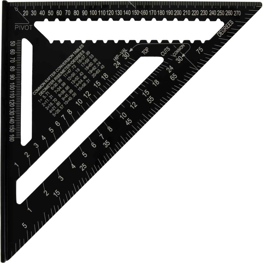 Изображение товара Угольник Свенсона метрический Optimus OPT-SS300 профессиональный алюминиевый