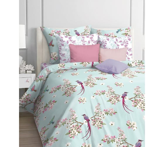 Изображение товара Комплект постельного белья Mona Liza Bloom 1.5 спальный 70x70 см 2 шт бязь-люкс 551114/87