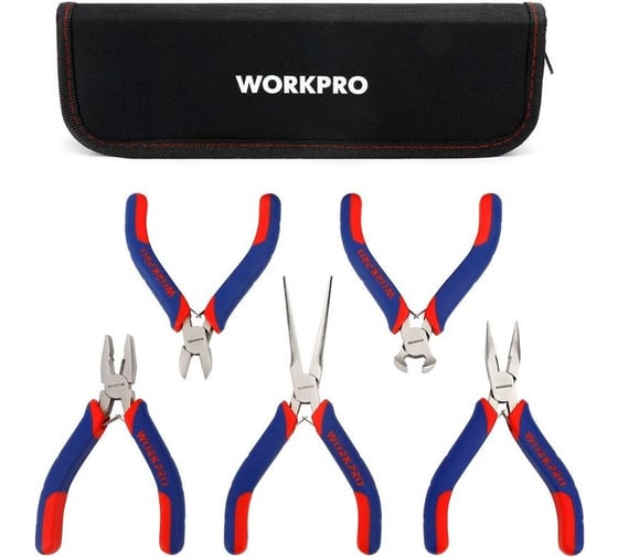 Изображение товара Набор губцевого инструмента мини WORKPRO (набор из 5 предметов) WP201015