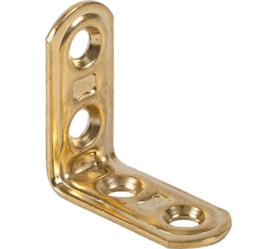 Изображение товара Мебельный уголок VORMANN Piconect 30х30х15х1,5 мм, оцинкованный, цвет: латунь  00162 030 V