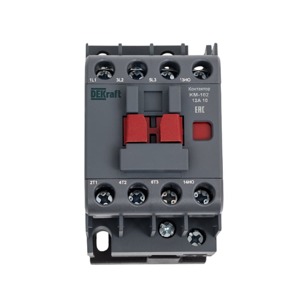 Изображение товара Контактор Dekraft КМ102-012А-230-10 для управления электрическими цепями
