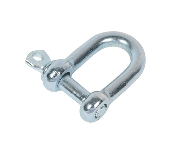 Изображение товара Скоба такелажная STEELREX прямой тип, цинк, 5 мм, упаковка 2 шт. 0507005000W100000210