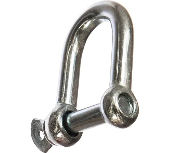 Изображение товара Скоба такелажная STEELREX прямой тип, цинк, 10 мм, упаковка 1 шт. 0507010000W100000110