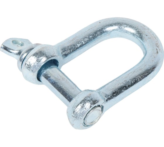 Изображение товара Скоба такелажная STEELREX прямой тип, цинк, 12 мм, упаковка 1 шт. 0507012000W100000110