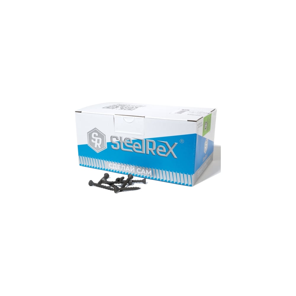 Изображение товара Саморез для ГВЛ STEELREX 3.9х25 мм, оксид, упаковка 1500 шт.