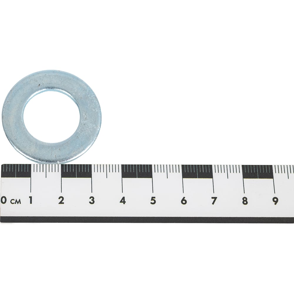 Изображение товара Шайба STEELREX DIN 125 М18 цинк 1 кг - надежный крепеж для строительных работ