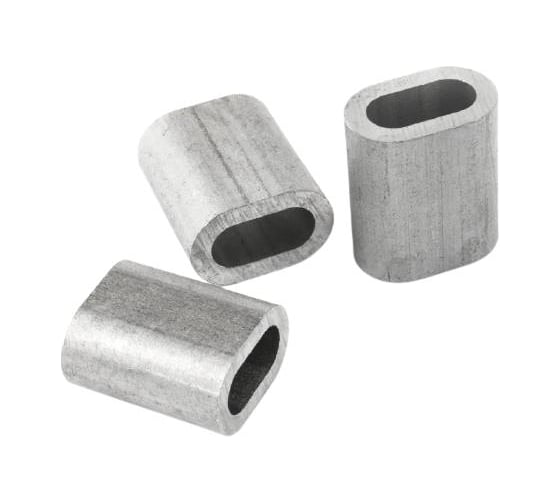 Изображение товара Зажим для стальных канатов STEELREX алюминиевый, 8 мм, упаковка 2 шт. 0523008000W100000210