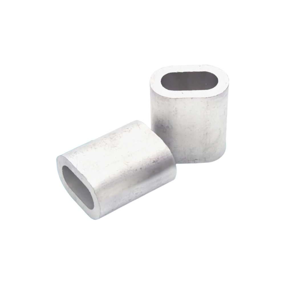 Изображение товара Зажим для стальных канатов STEELREX алюминиевый, 3 мм, упаковка 4 шт. 0523003000W100000410