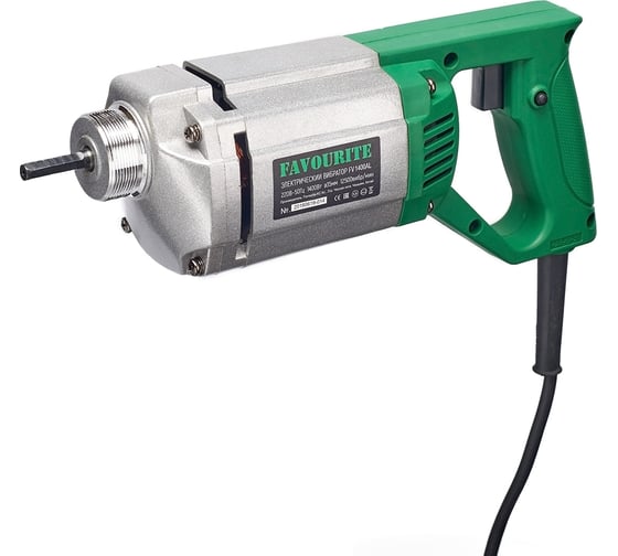 Изображение товара Ручной электрический вибратор FAVOURITE FV 1400AL 1400Вт, вал 2м 123101400