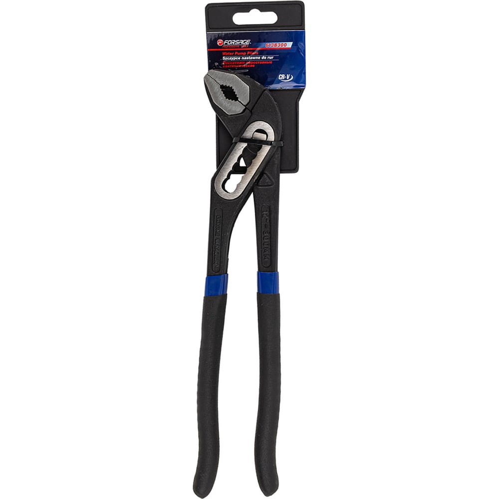 Изображение товара Переставные сантехнические пассатижи Forsage Cr-V 300 мм протиоскользящее покрытие