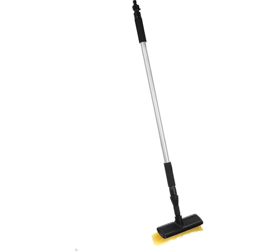 Изображение товара Щетка для мытья автомобиля телескопическая с краником под воду ЕРМАК 107-168см 771-113