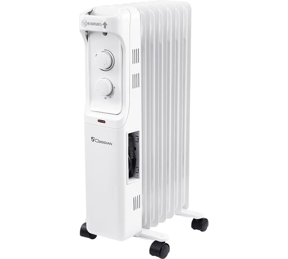 Изображение товара Масляный обогреватель OBSIDIAN BS-OH2001A белый/белый 43796