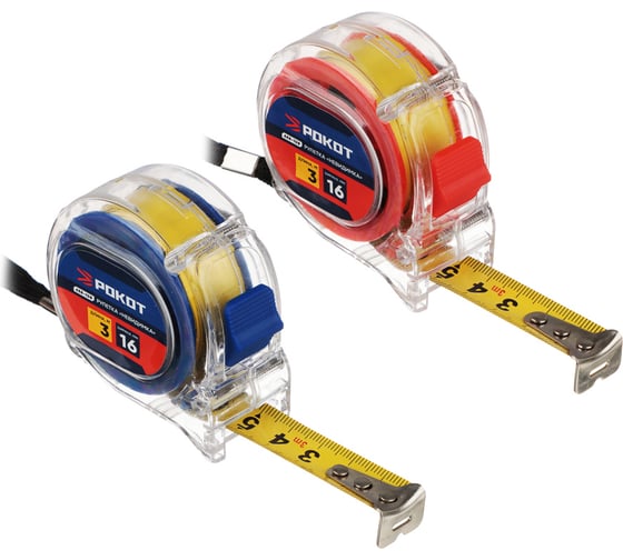 Изображение товара Рулетка РОКОТ 3мх16мм "Невидимка" 658-108