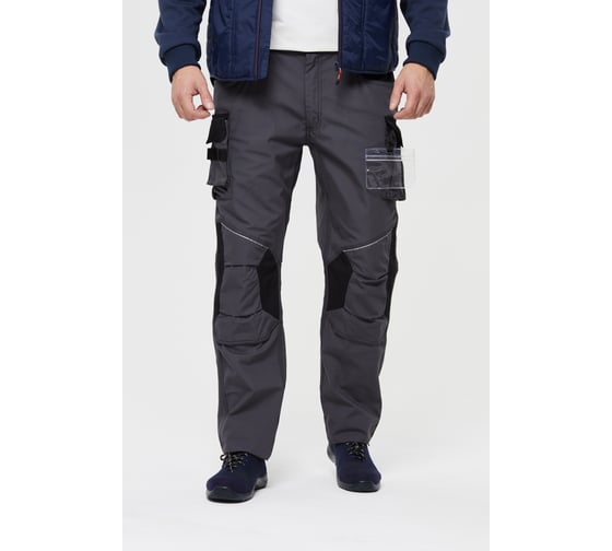 Изображение товара Брюки рабочие Delta Plus MACH2 Corporate цвет серый/черный, размер S MCPA2GNPT