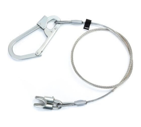 Изображение товара Строп Б из металлического троса в оболочке с двумя карабинами К1-50 и Кбс МОЛОТ Строп Б К1-50 и Кбс