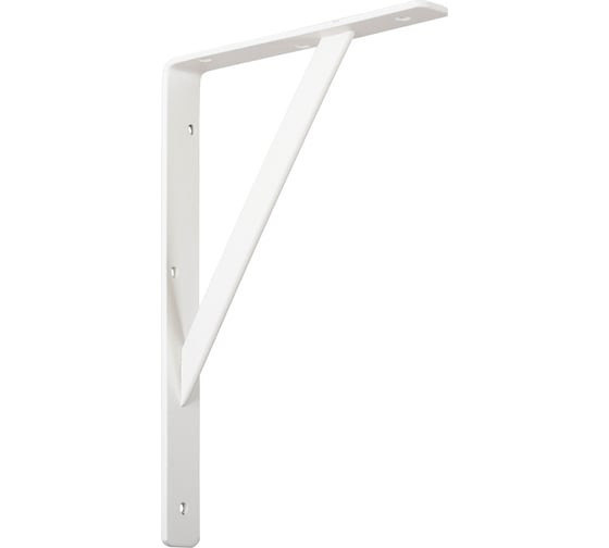 Изображение товара Кронштейн VORMANN Steg усиленный 250х150х30х4 мм, оцинкованный, цвет: белый , 00159 250 W