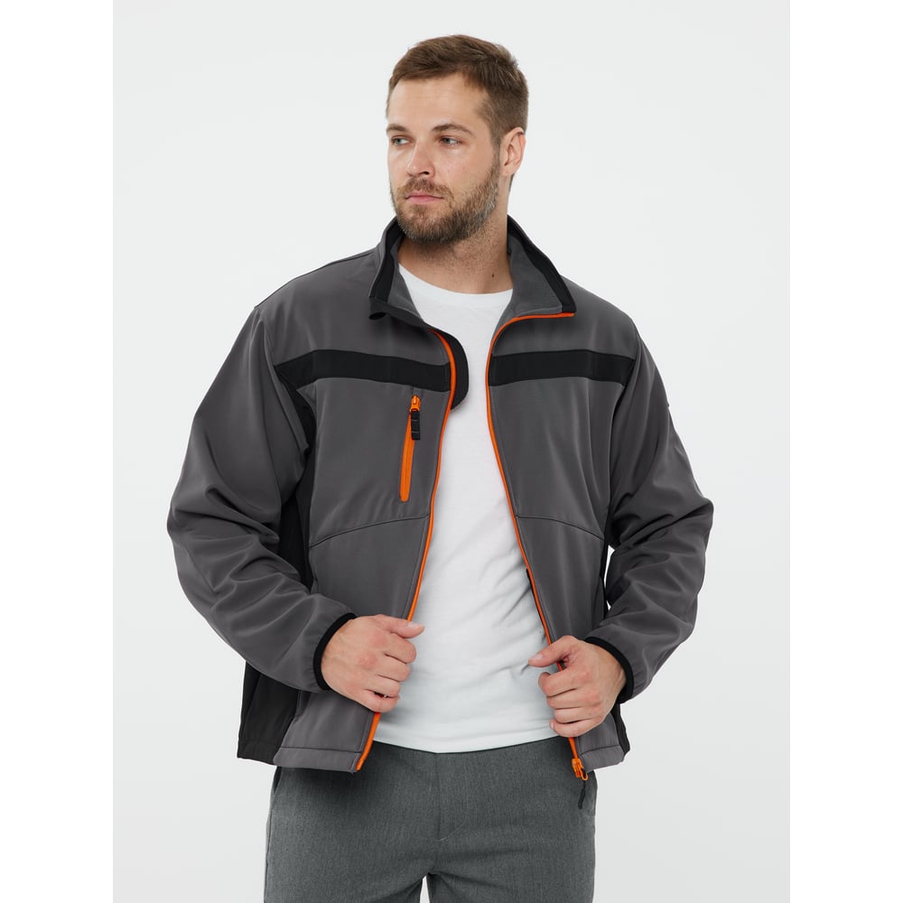 Изображение товара Демисезонная мужская куртка Delta Plus LULEA2 софтшелл утеплитель POLAR FLEECE