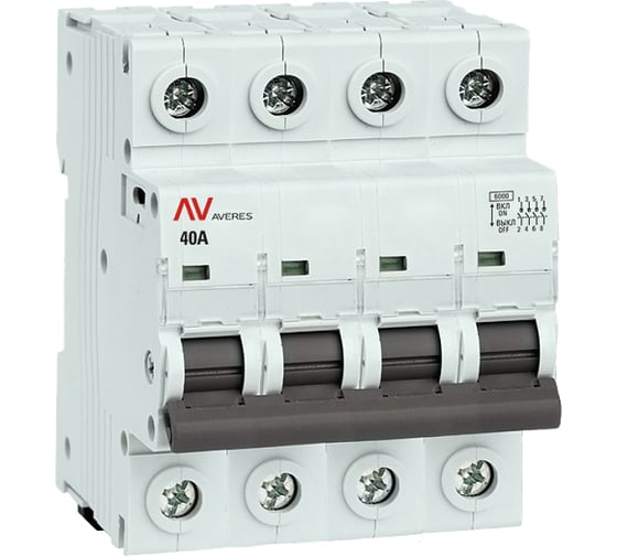 Изображение товара Выключатель нагрузки EKF AVN, 4P, 40A, AVERES avn-4-40-av