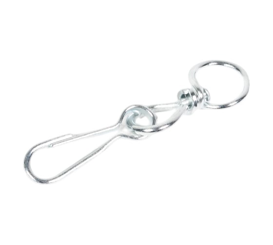 Изображение товара Карабин пружинный STEELREX тип 125 ТА, цинк, 30 мм, упаковка 2 шт. 0528030000W100000110