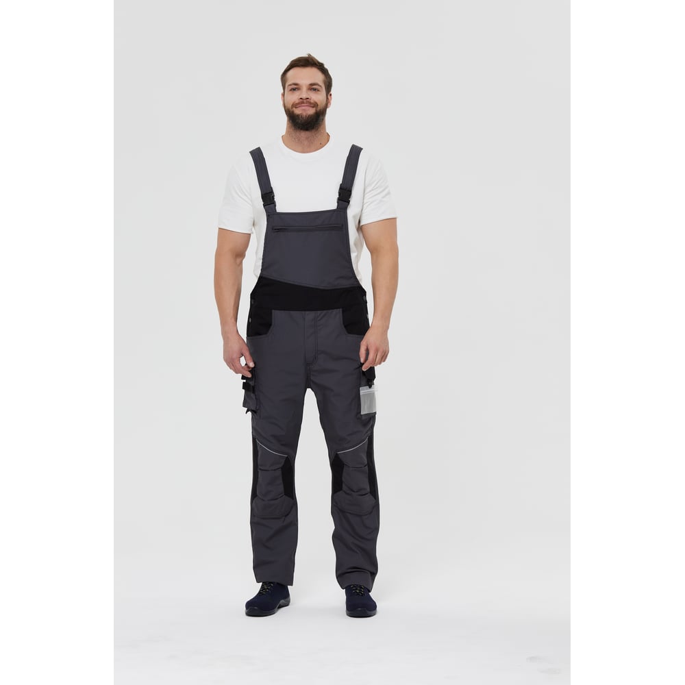 Изображение товара Полукомбинезон рабочий Delta Plus MACH2 Corporate серый/чёрный XXL