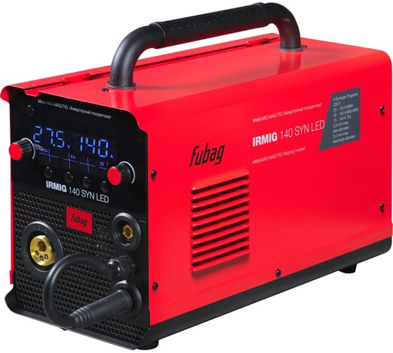 Изображение товара Сварочный полуавтомат FUBAG IRMIG 140 SYN LED с горелкой 150А в комплекте, 646401